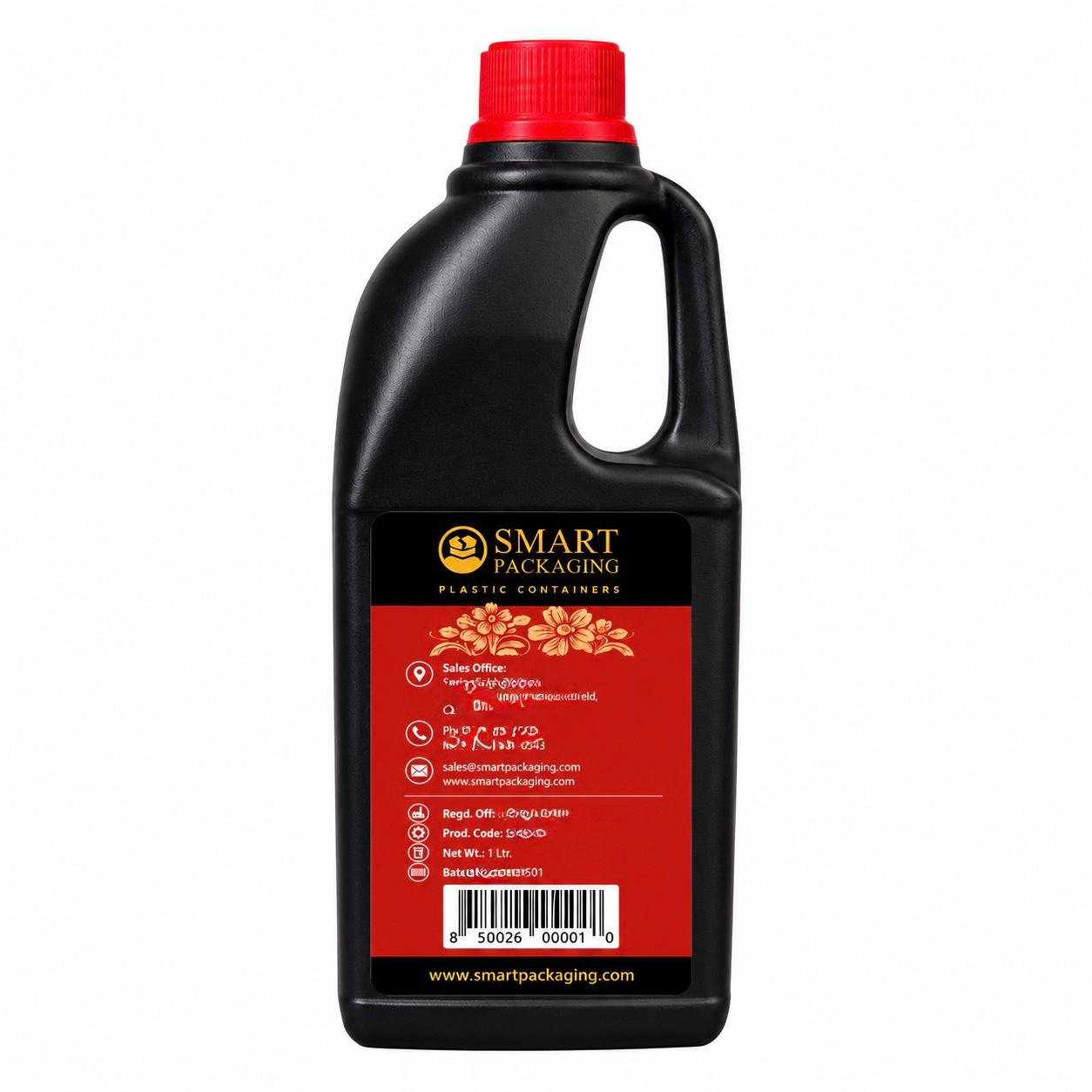 1Ltr HDPE Sqr Can
