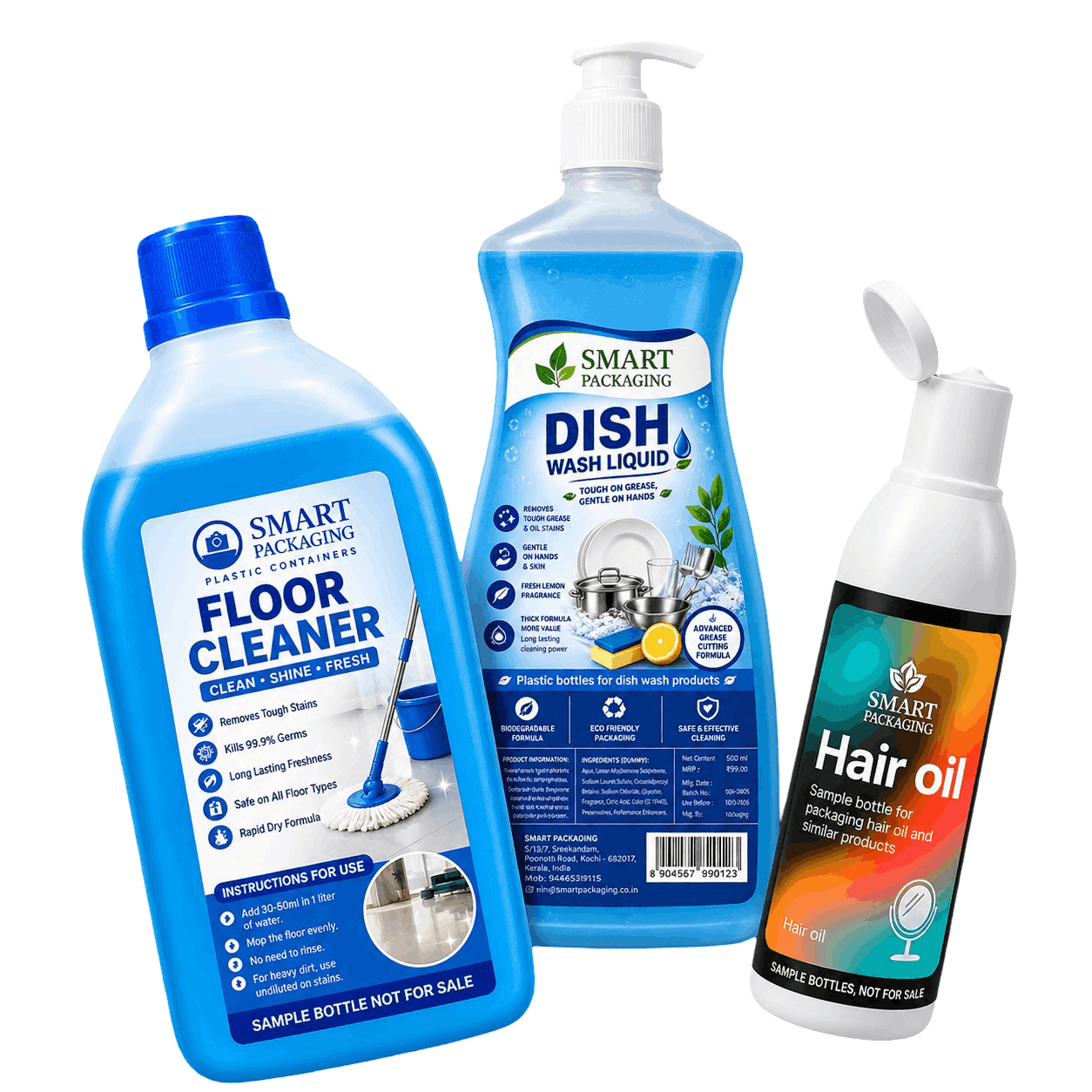 Droppers Flip Cap and Sprayer Bottles